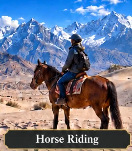 Horse riding activity