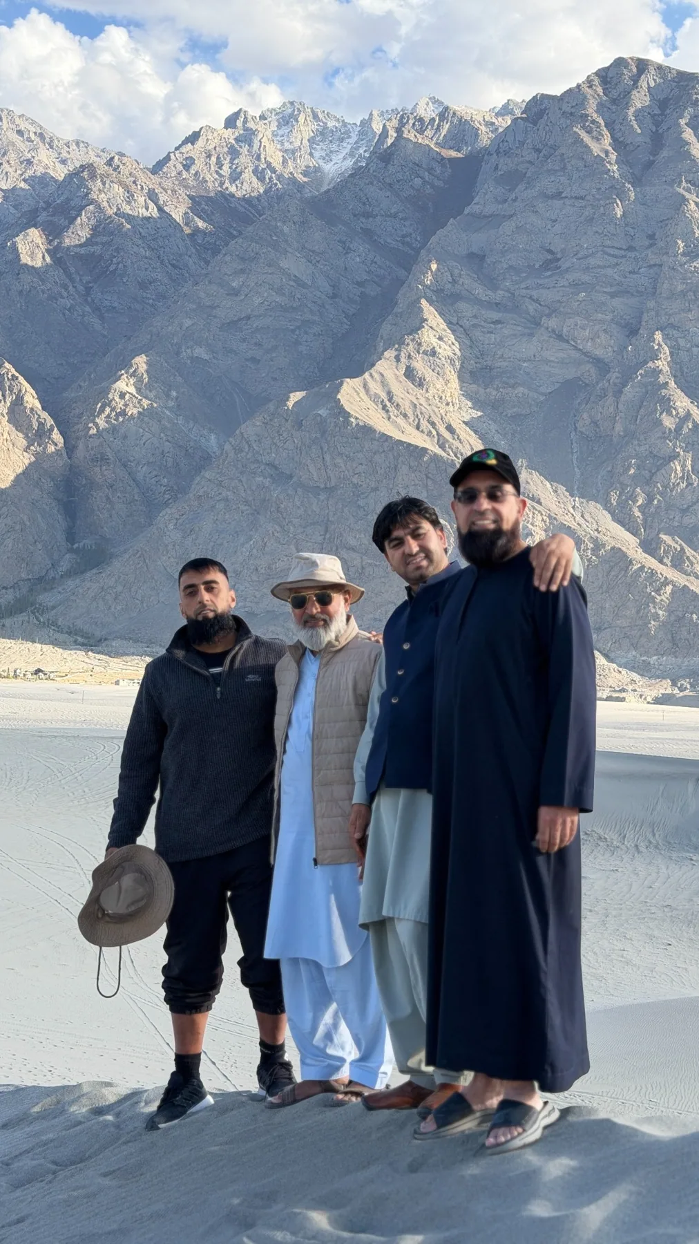 Cold desert scenery